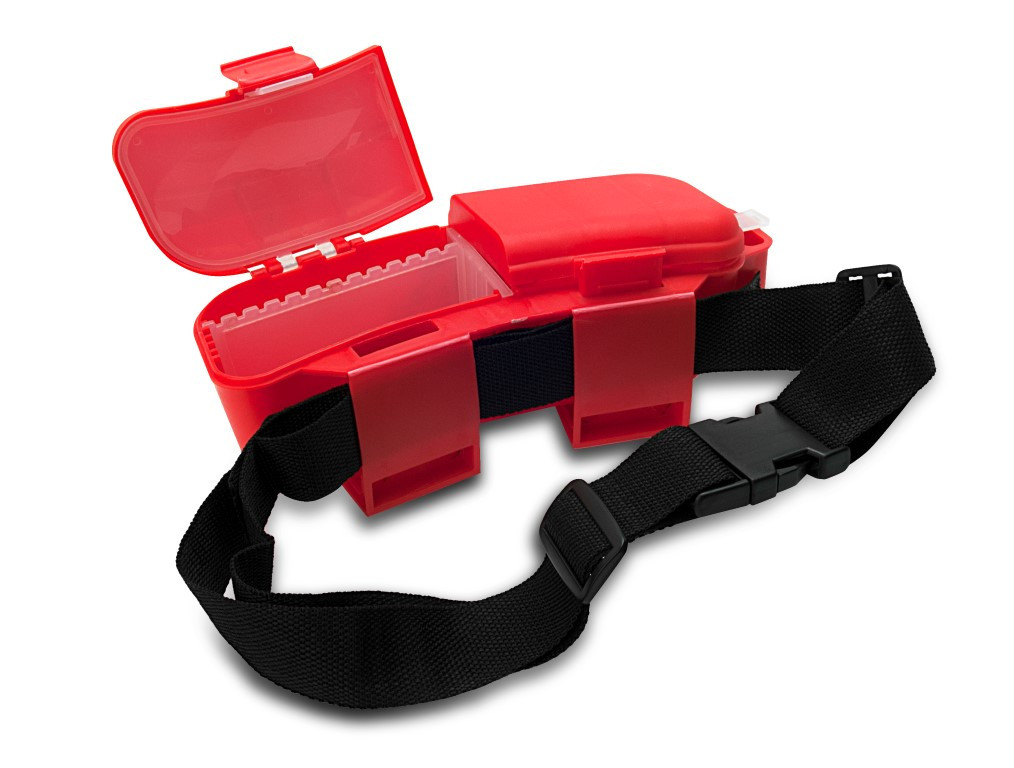 Stimulate Waist Tackle Box with Belt Bait Bucket with Dividers In One