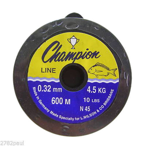 1 Spool of Green Wilson Champion Fishing Line German Made