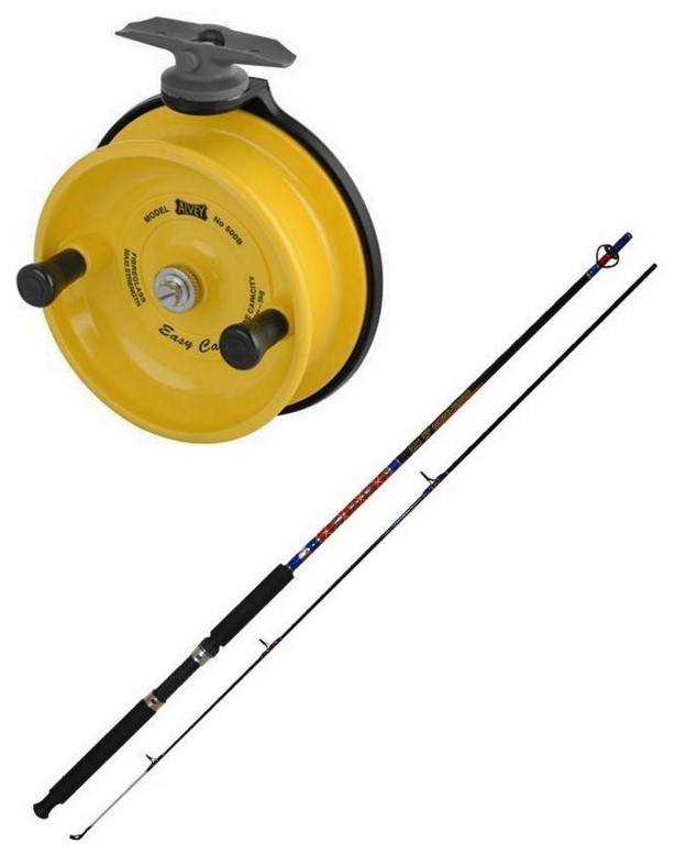 Alvey 7 ft 2 Piece Rod With 500B Alvey Reel