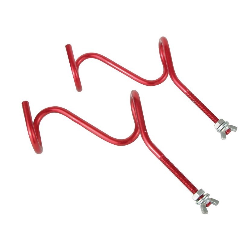 2 x Platinum Aluminium Tinnie Fishing Rod HoldersThreaded Boat Rod Holders