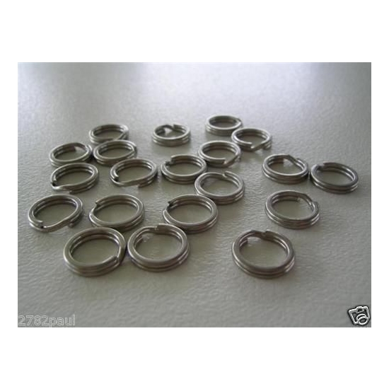 Stainless Steel Split Rings Size 6 Qty 20 Made In Usa Rosco