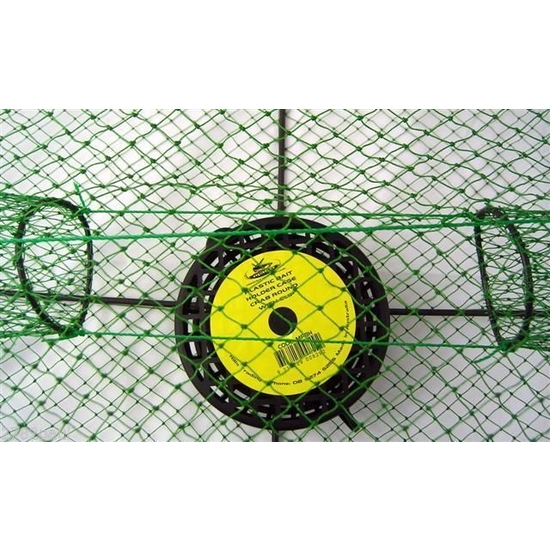 MAKO 8 PACK PLASTIC CRAB BAIT HOLDER CAGE & BASE CLIP CRABS, REDCLAW, YABBIES eBay
