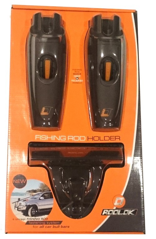 Rodlok Bullbar Fishing Rod Holder Securely Holds 2 Fishing Rods