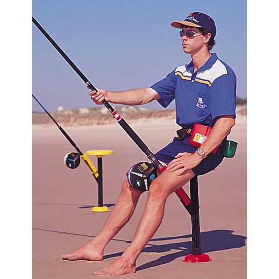 Alvey Fishing Seat with Fishing Rod Holder Fish 'N Ezy Seat