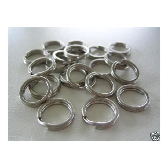 stainless steel split rings size 9 qty 20 made in usa stainless steel split rings size 9 qty 20 made in usa