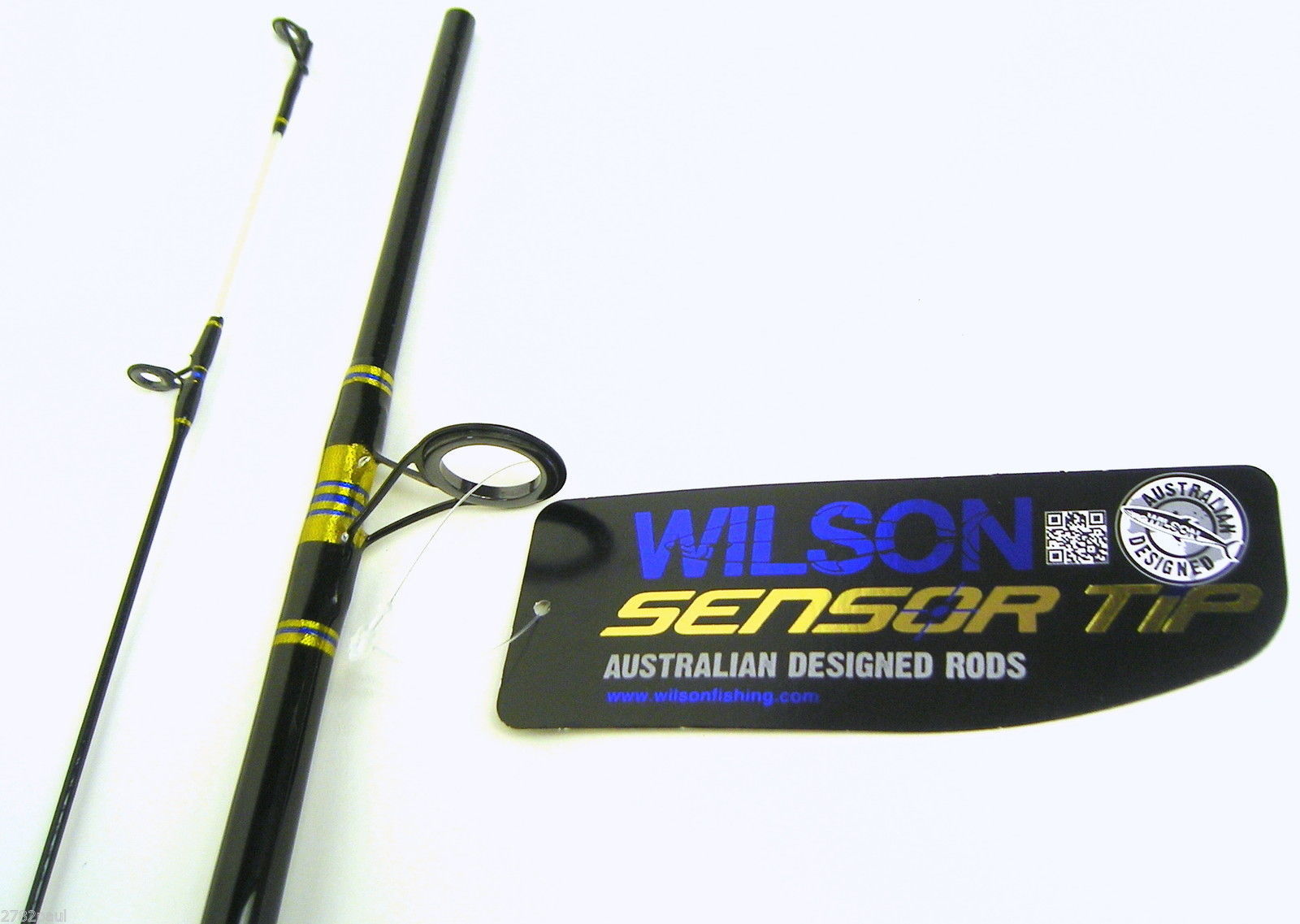 WILSON SENSOR TIP 2 Pce 7 ft FISHING ROD SPIN 4 6 Kg SOLID GLASS TIP