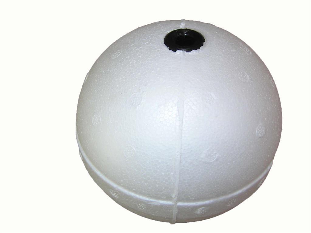 6 INCH Poly Float With Plastic Insert6 PIECE PACKIDEAL FOR CRABBING6