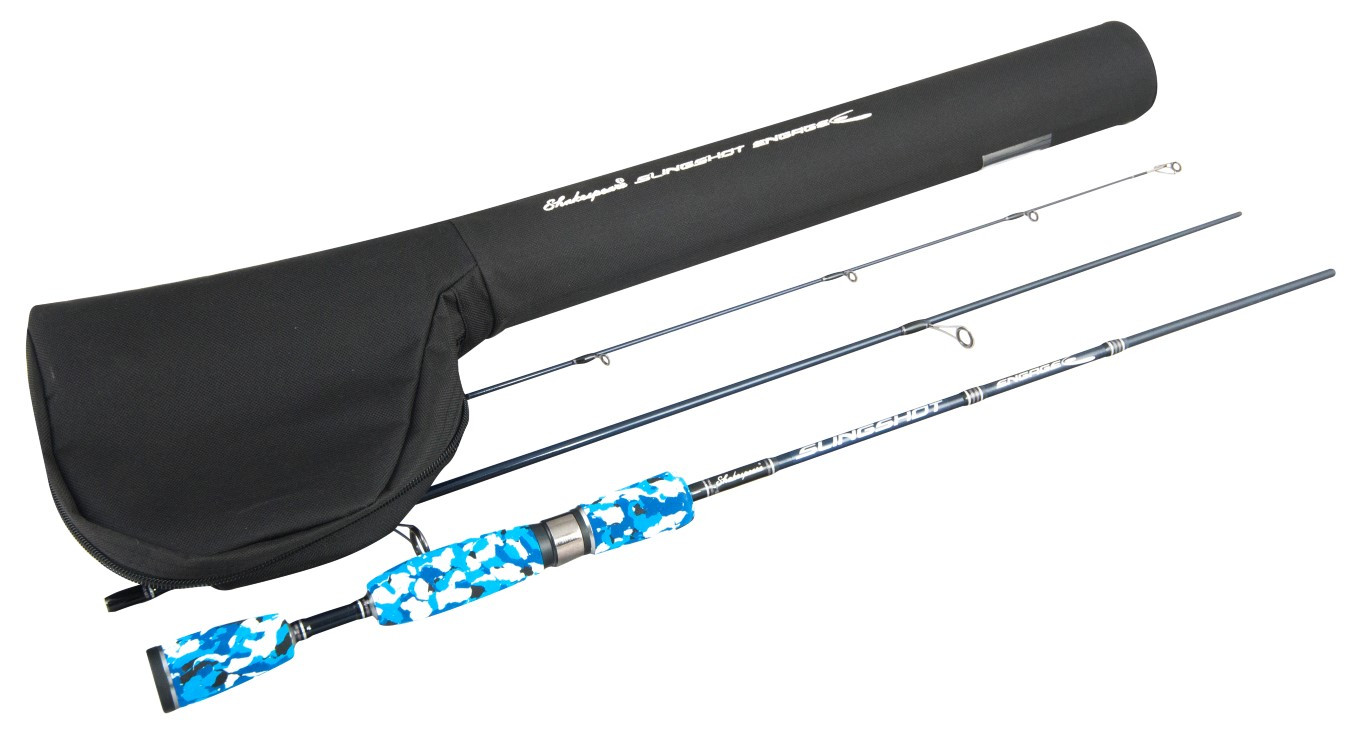 Shakespeare 6ft 13Kg 3 Pce Slingshot Engage Travel Fishing Rod With