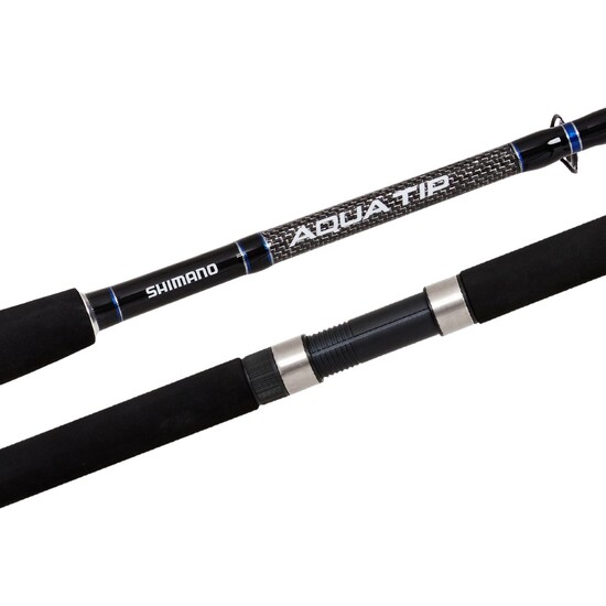 6ft Shimano Aqua Tip 2-4kg Spinning Fishing Rod - 2 Pce Rod with Integrated Tip