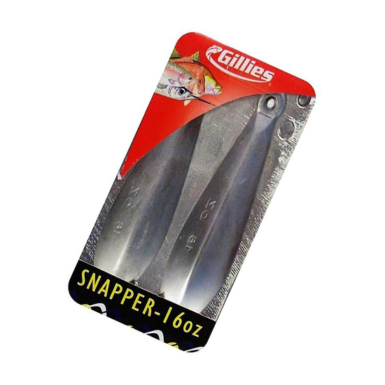 Gillies 16oz Snapper Sinker Mould - Makes 2 Snapper Sinkers at a Time