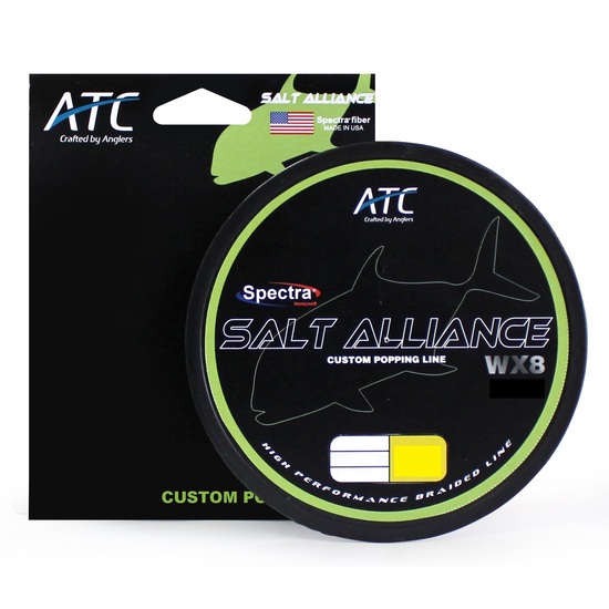 500m Spool of ATC Salt Alliance 8X Braided Fishing Line - White Fishing Braid
