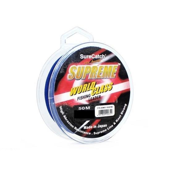 50m Spool of 40lb Surecatch Supreme Monofilament Fishing Leader-Mono Leader