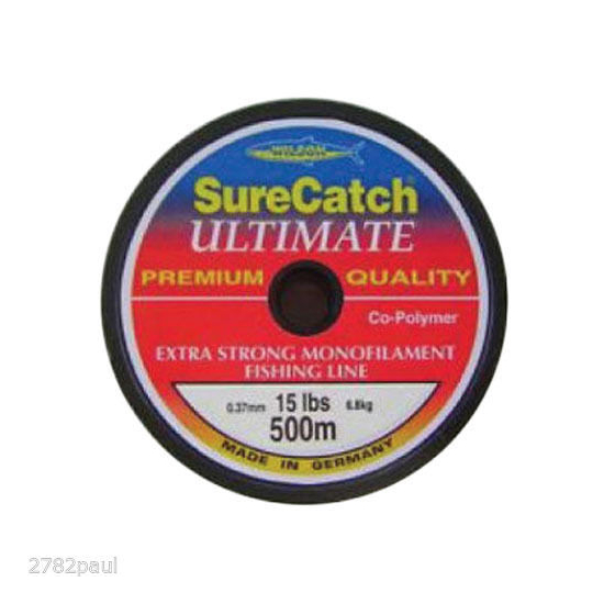 500 METRES OF 15LB WILSON EXTRA STRONG CO POLYMER MONO FISHING LINE