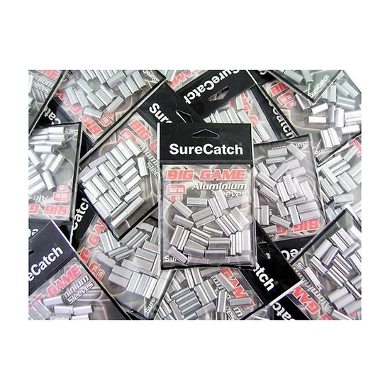 BULK ALUMINIUM FISHING CRIMPS/SLEEVES 2.6mm - MEGA VALUE 250pce BULK LOT