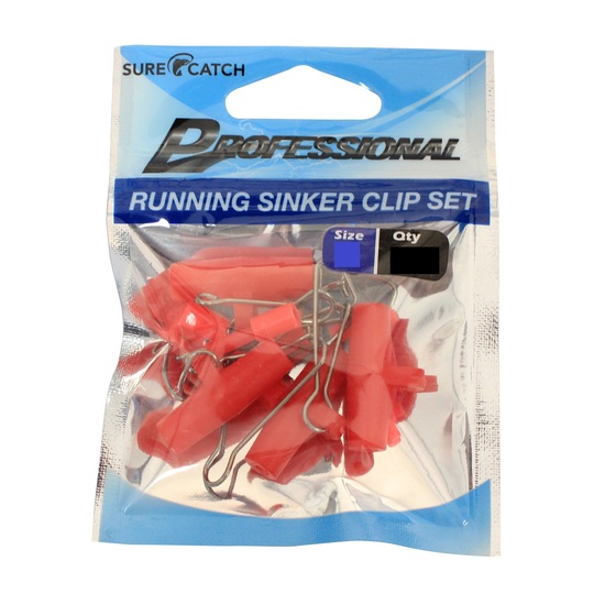 1 Packet of Surecatch Running Fishing Sinker Clips