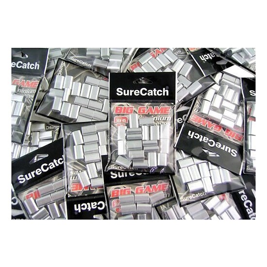 200 x 4.5mm Aluminium Crimping Connector Sleeves for Fishing Wire/Line-Bulk Value Pack
