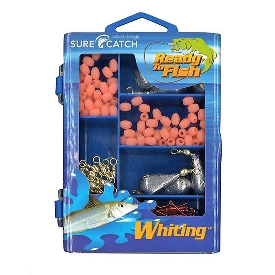 Surecatch 226 Pc Whiting Pack In Fishing Tackle Box - Tackle Kit