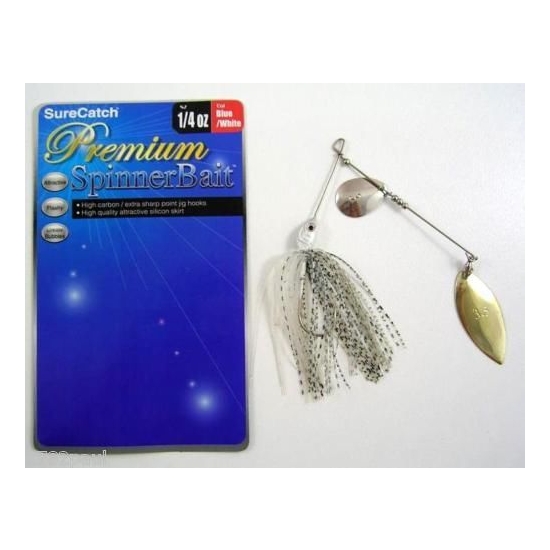 SURECATCH PREMIUM SPINNERBAIT LURE - BASS LOVE EM