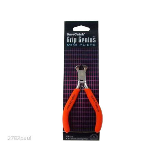 NEW 4.5" END CUTTING PLIERS HICARBON STEEL BY SURECATCH