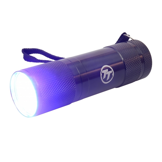 TT Fishing 9 LED Mini UV Flashlight - Bright Hi-Output Torch