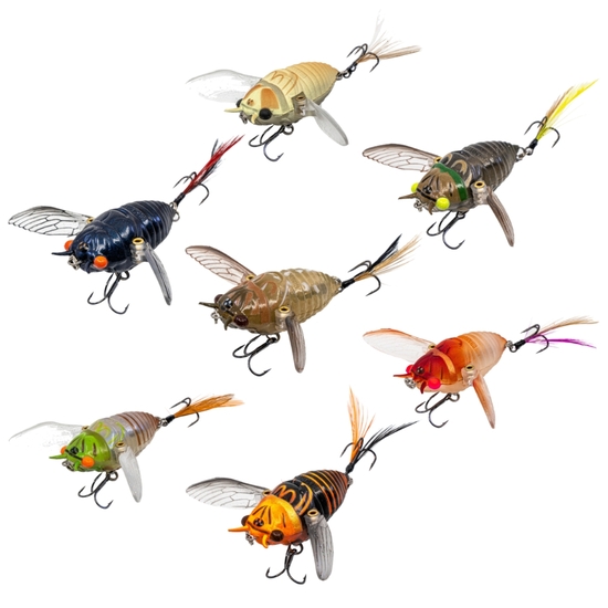 43mm Chasebaits Lures Ripple Cicada Hollow Body Fishing Lure