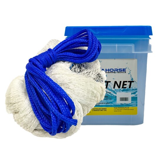 Seahorse Bottom Pocket 8ft Nylon Cast Net with 3/4 Inch Mesh
