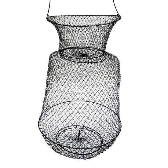 Seahorse Collapsible Wire Creel - Wire Fish Keeper Net/Basket