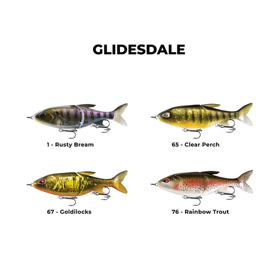13 Fishing 185mm Glidesdale Jointed Glidebait Fishing Lure