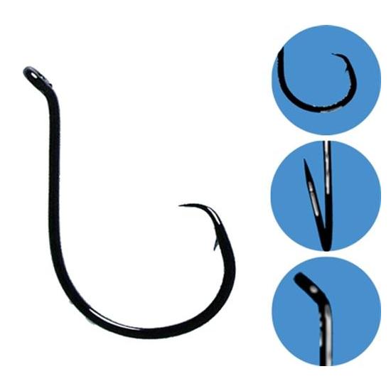 Size 2/0 Gamakatsu Octopus Circle Hooks Qty: 6 Fishing Hooks