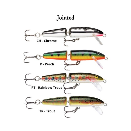 7cm Rapala Jointed Shallow Diver Hard Body Fishing Lure