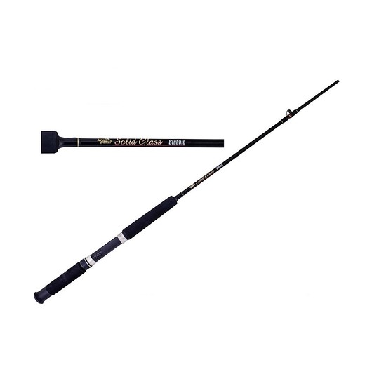 Jarvis Walker Stubbie Deluxe 3'8 Solid Glass Fishing Rod - 4-8kg 1 Pce Spin Rod