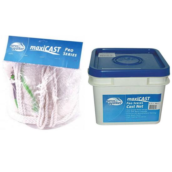 Jarvis Walker 9 ft Top Pocket Mono Cast Net - 1 Inch Mesh - Maxi Cast