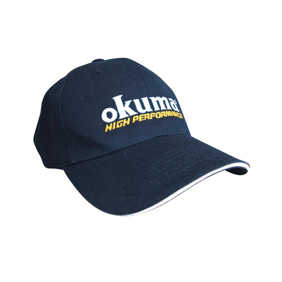 Okuma Fishing Cap With Adjustable Velcro Strap - 100% Cotton Fishing Hat