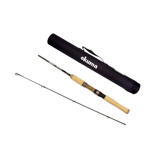 Okuma Graphite 5-8kg 5'6 2 Piece Baitcaster Fishing Rod with Hard Travel Tube