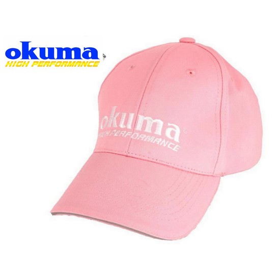 Okuma Pink Femme Fatale Fishing Cap With Adjustable Velcro Strap