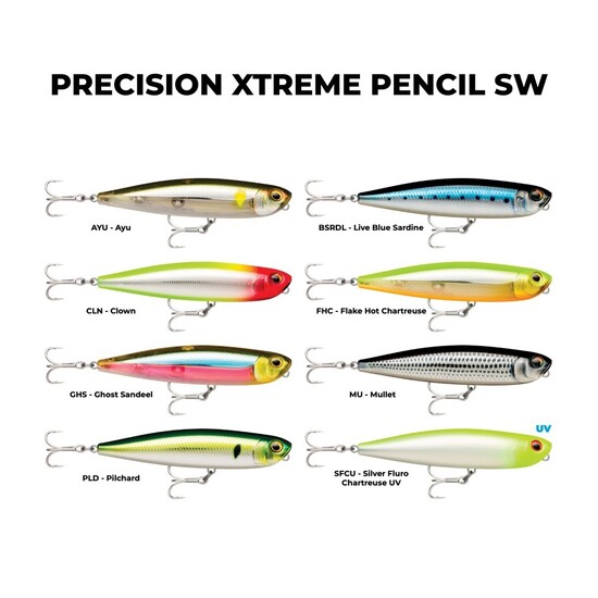 11cm Rapala Precision Xtreme Pencil Topwater Fishing Lure