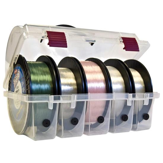 Plano 1085 Extra Large Line Spool Box - Leader Box - Neatly Organizes 5 ...