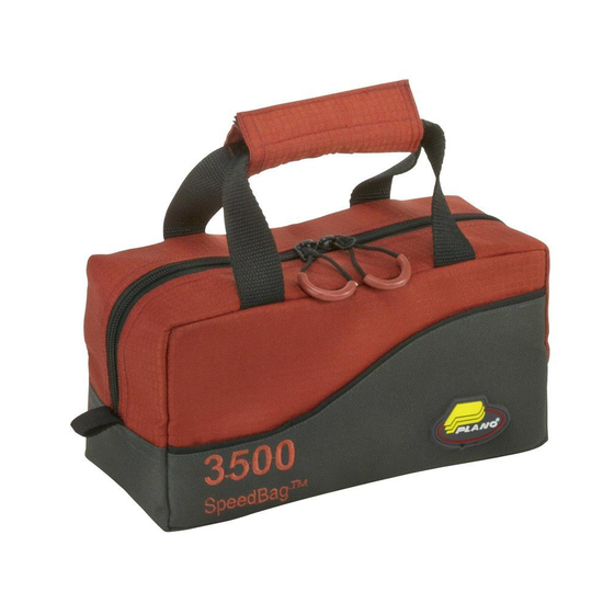 Plano 4305 Speed Bag - Fishing Tackle Bag With 2 x 3500 Series Stowaway Tackle Trays