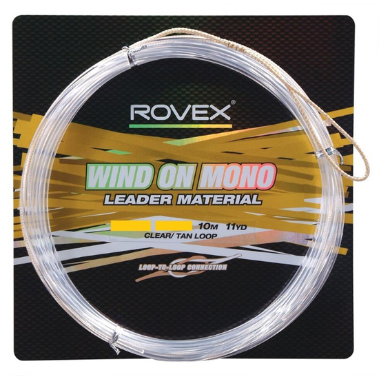 10m Length of Rovex Wind On Leader - Clear Mono Wind On Leader Material