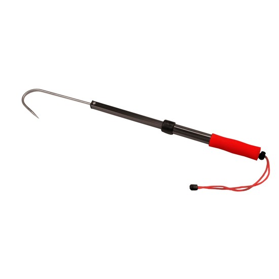 Silstar 60cm Single Hand Telescopic Gaff - Folds Down to 28cm