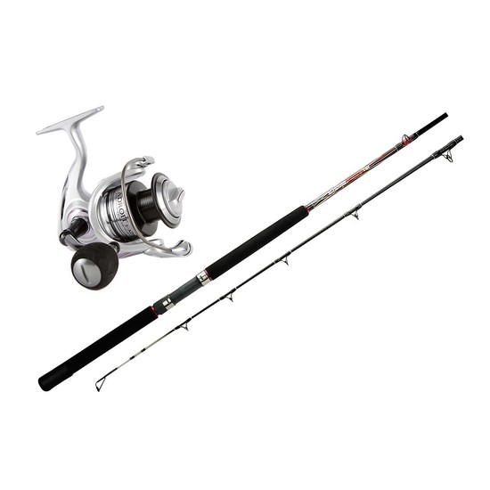 6'6 Silstar 4-6kg Power Tip and Adroit 30 - 5 Bearing Fishing Rod and Reel Combo