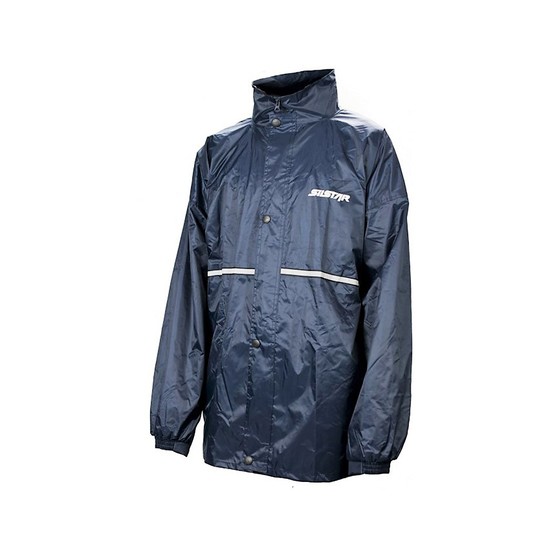 Silstar Professional Waterproof Rain Jacket/Rain Coat-Zip and Button Up Front