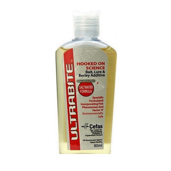 80ml Bottle of Ultrabite Liquid Fish Attractant for Saltwater Fishing