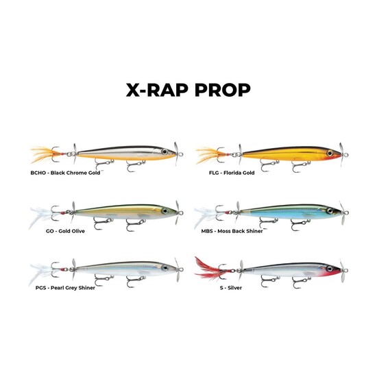 11cm Rapala X-Rap Prop Topwater Fishing Lure
