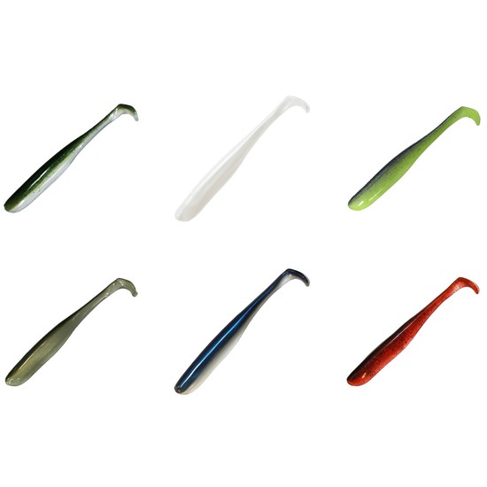 Zman 8 Inch Mag SwimZ Soft Plastic Lures - 3 Pack of Z Man Soft Plastic Lures