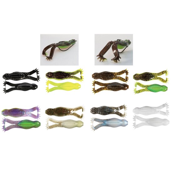 3 Pack of 4 Inch Zman Goat ToadZ Soft Plastic Topwater Fishing Lures