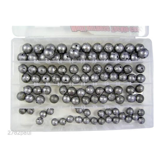 SERIOUS SNAPPER FISHING BALL SINKERS x100 SIZES 4-5-6-7