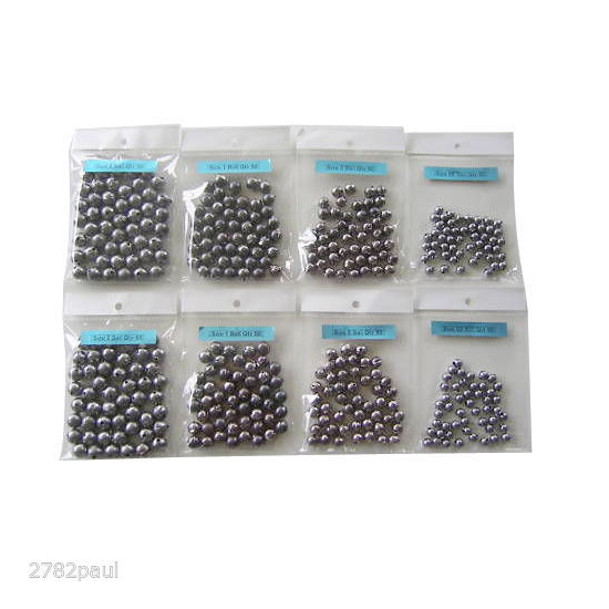 400 Bulk Ball Fishing Sinkers - Size 00, 0, 1, 2 Ball Sinkers x 100 of Each