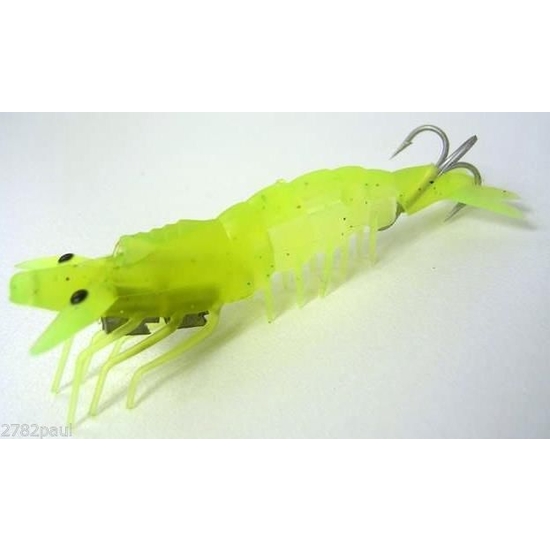 AUSSIE PRAWN STAR JUNIOR - FUNKY FLUORO 85mm BRAND NEW LURE