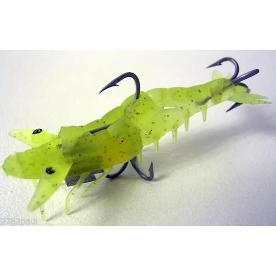 AUSSIE PRAWN STAR SHRIMP - FUNKY FLUORO 55mm BRAND NEW LURE